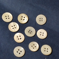 ægte natur perlemors knap 4 huller gamle knapper brugt til salg